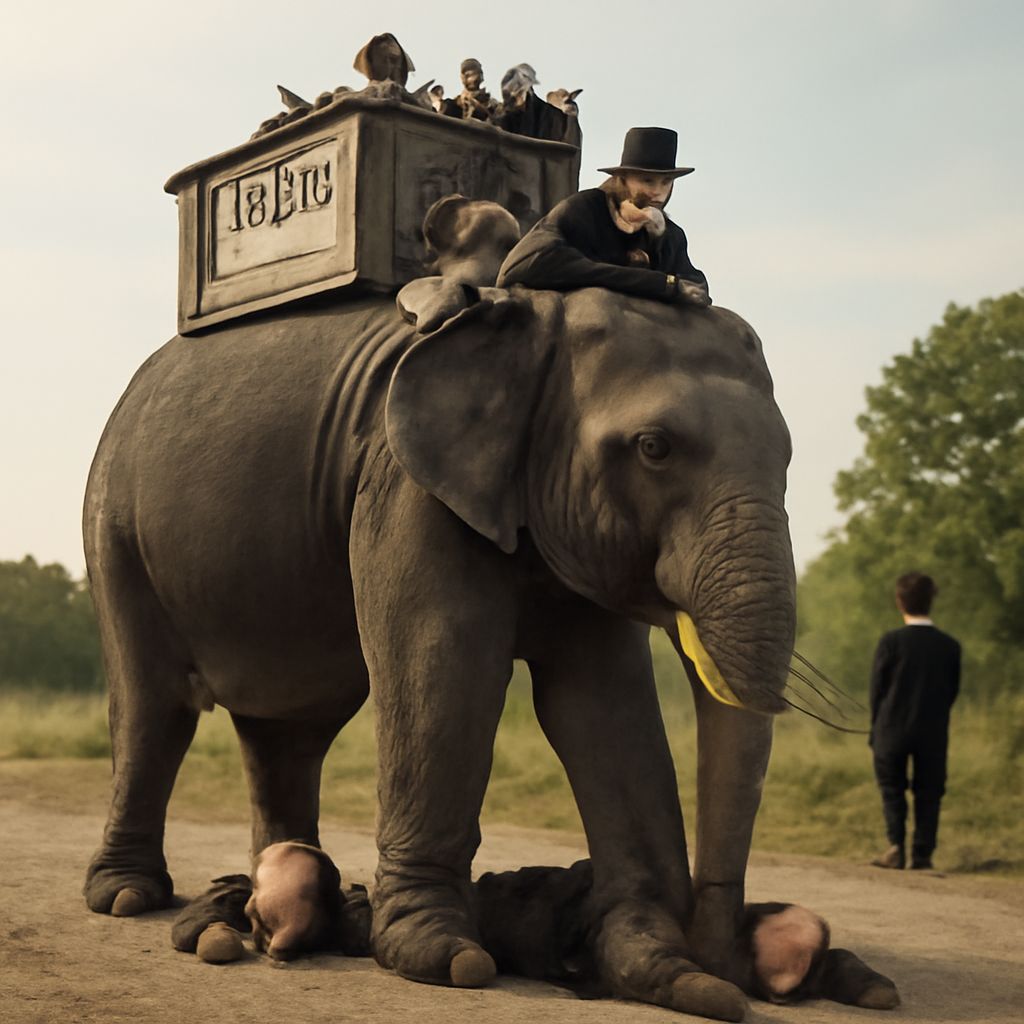 Political Donkey, Republican Elephant, and the U.S. Republic